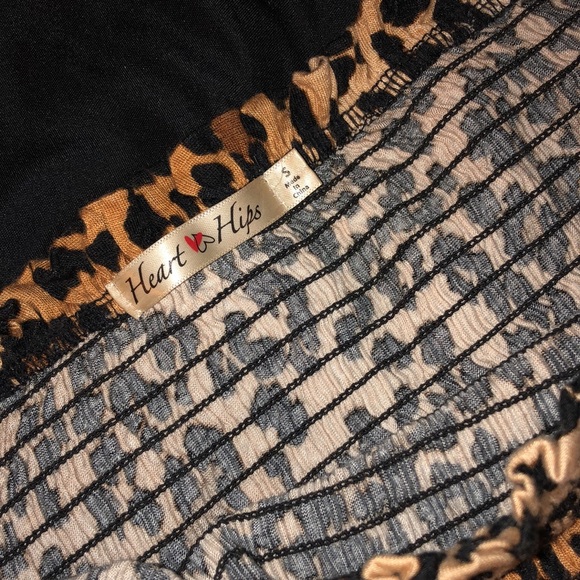 cheetah print tube top - Picture 2 of 2